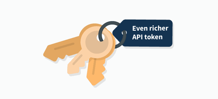 Richer API tokens and SAML login hint