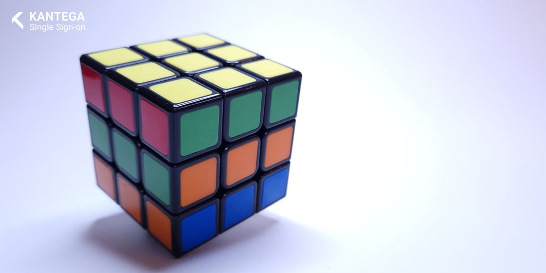 Partly solved Rubik's Cube