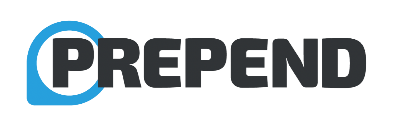 prepend logo